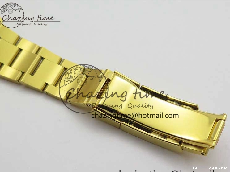 AAA Replica Watches and Daytona Noob YG Bracelet BestValue 904L SA Black Crystal Case Dial YG Best 1:1 2630 116508 Edition 0109